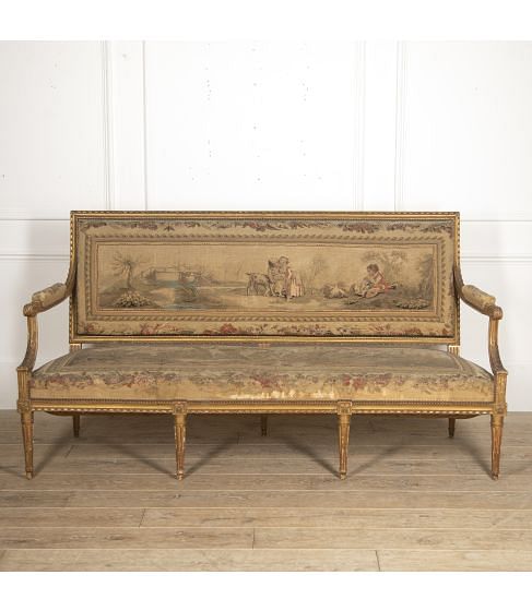19th Century French Gilt Sofa