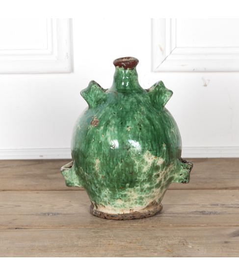 19th Century Glazed Terracotta Oil Jar