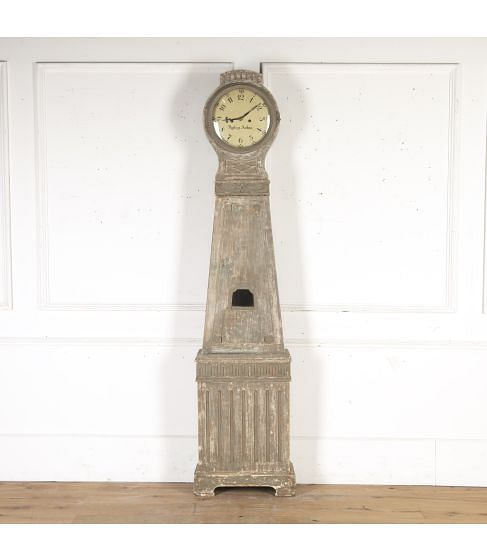 19th Century Gustavian Longcase Clock