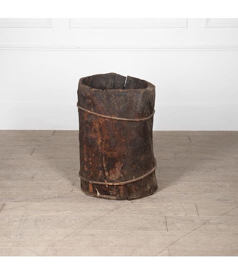 19th Century Hand Hollowed Tree Trunk