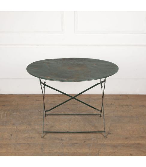 19th Century Iron Garden Table