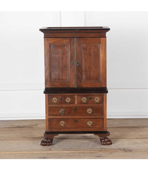 19th Century Miniature Anglo Indian Linen Press