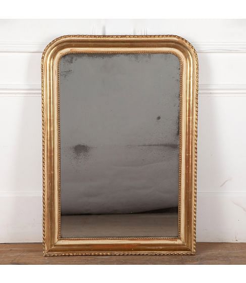 19th Century Pie Crust Louis Philippe Mirror