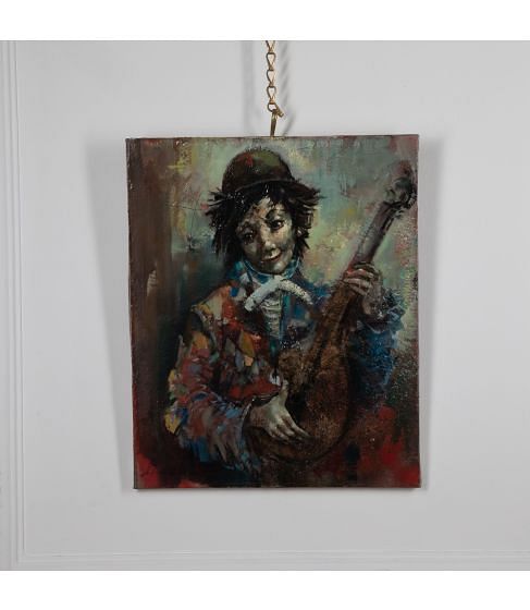 20th Century Portrait of A Clown By Marc Selva
