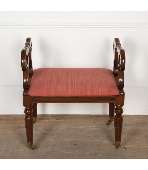 19th Century Regency Mahogany Stool