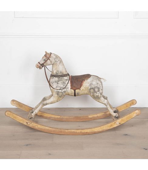 19th Century Small Rocking Horse