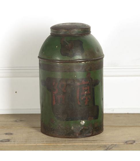 19th Century Tea Tin from Tailors of Dundee
