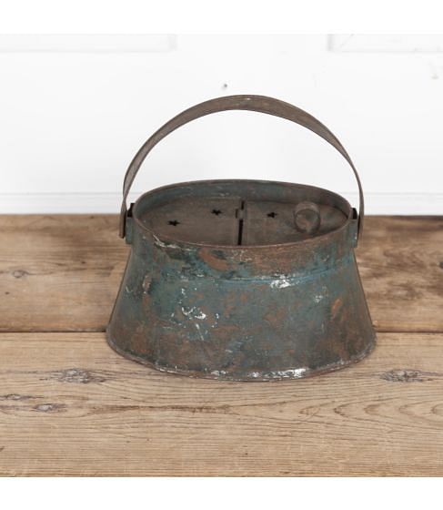 19th Century Victorian Tin Coal Warmer