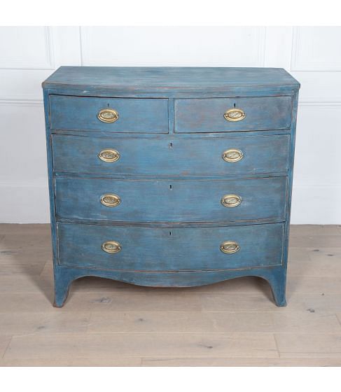 19th Century Bow Fronted Chest of Drawers