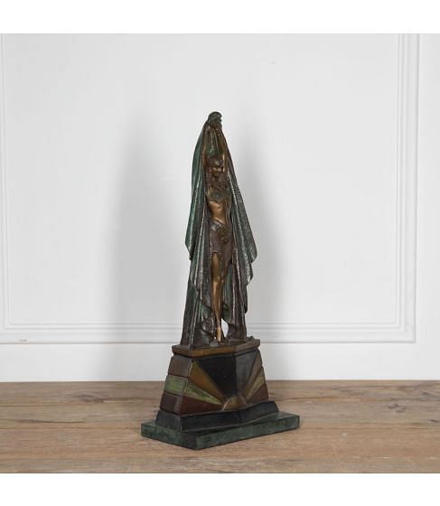 20th Century Art Deco Bronze of a Female