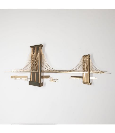20th Century Brooklyn Bridge Wall Sculpture