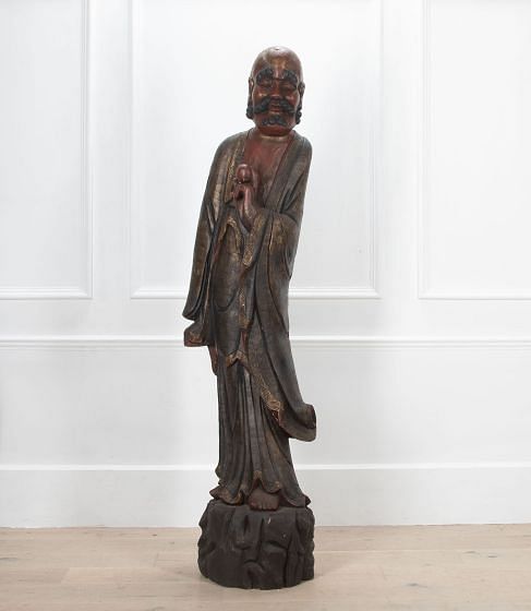20th Century Carved Wooden Figure