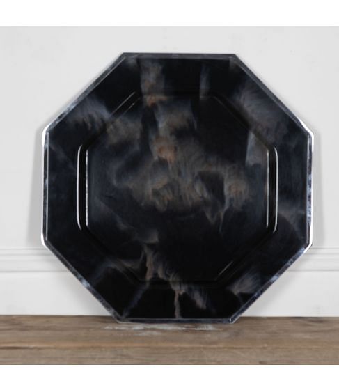 20th Century Chrome Framed Lucite Tray