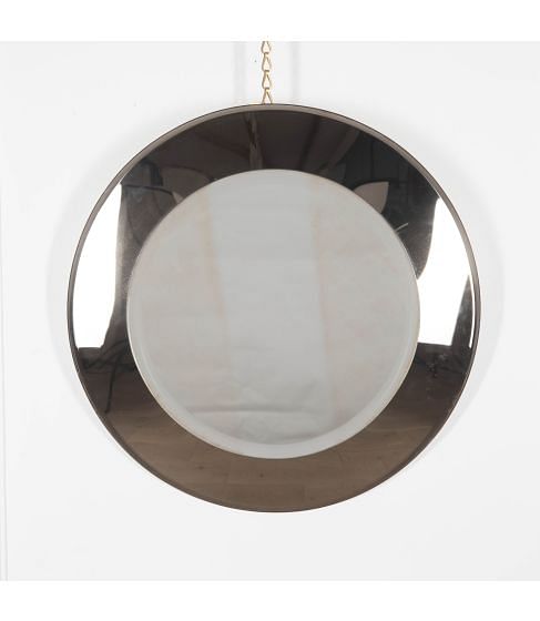 20th Century Circular Two Tone Mirror