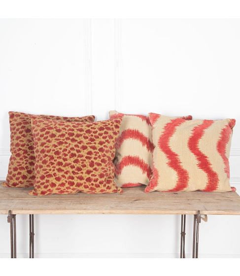20th Century Double-Face Velvet Jacquard Cushion