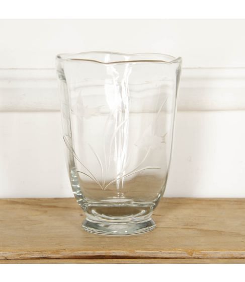 20th Century Engraved Vase