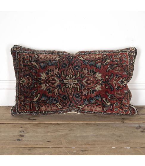 20th Century Feather Filled Carpet Cushion