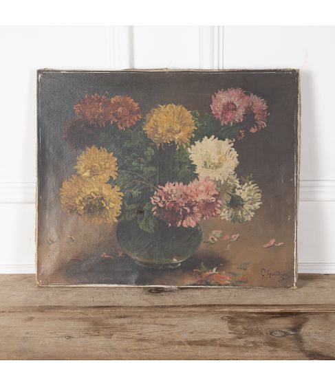 20th Century French Oil on Canvas