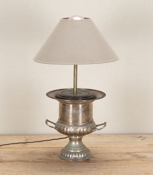 20th Century French Silver Plated Champagne Bucket Converted to Lamp