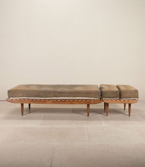 20th Century French Two Part Chaise Longue