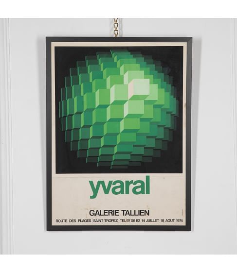 20th Century French Yvaral Screen Print Poster