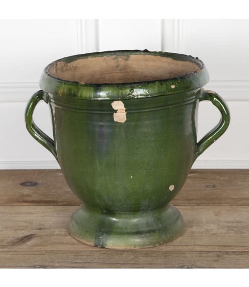 20th Century Green Castelnaudary Planter