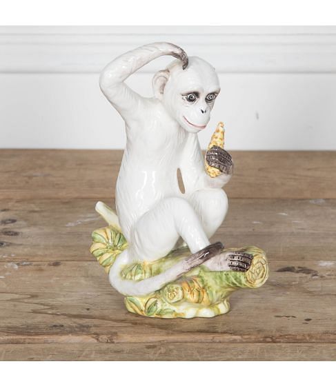 20th Century Italian Ceramic Monkey