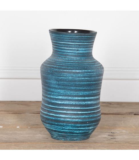 20th Century Large Accolay Turquoise Vase