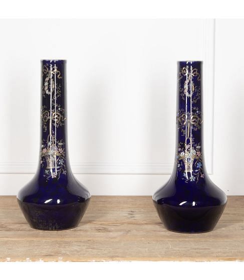 20th Century Large Pair of French Vases