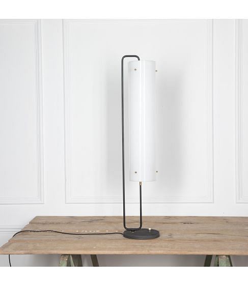 20th Century Maison Arlus Metal Plexiglas Floor Lamp