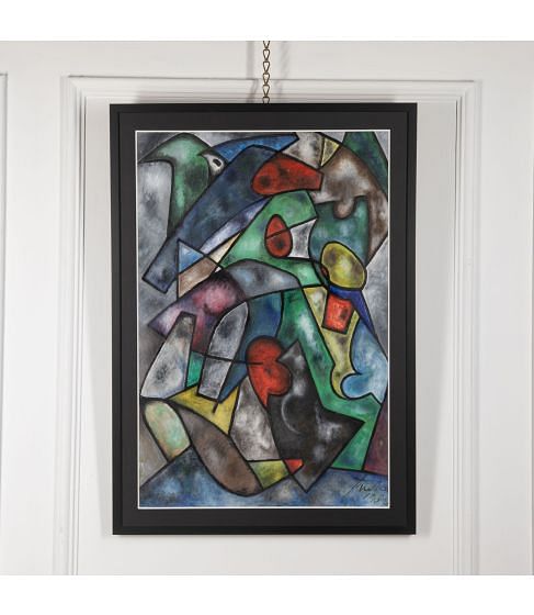 20th Century Original Painting by Marcello Fantoni