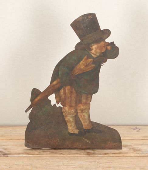 20th Century Painted Tole Dandy Umbrella Stand
