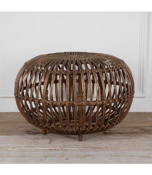 20th Century Rattan Stool by Franco Albini