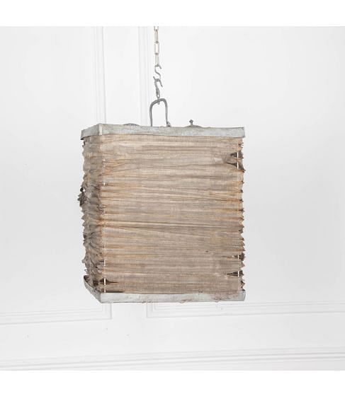 20th Century Rectangular North African Hanging Lantern