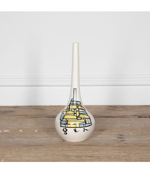 20th Century Roger Capron Ceramic Gin Flask