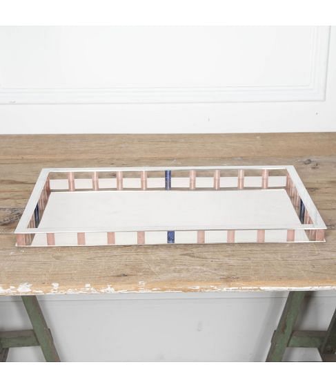 20th Century Silver Tray by Mario Bellini for Cleto Munari