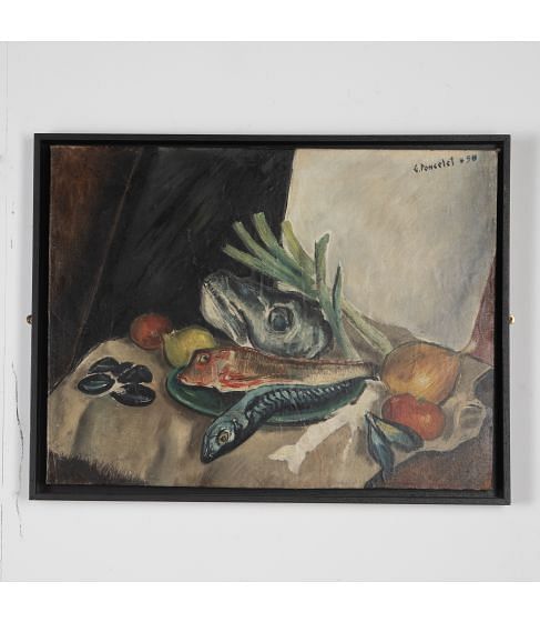 20th Century Still Life Oil on Canvas