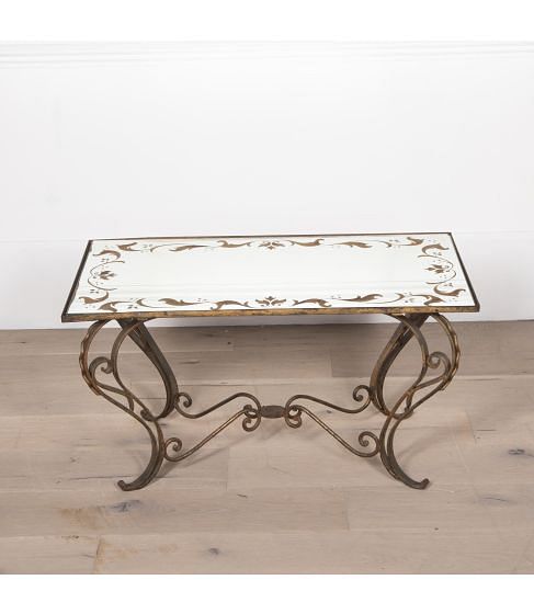 20th Century Wrought Iron Coffee Table
