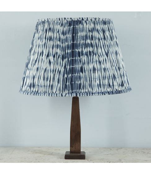 50cm Indigo Mandrem Cotton Lampshade