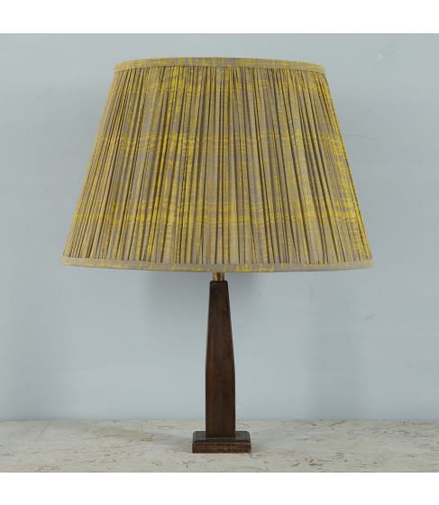 50cm Mustard Splatter Cotton Lampshade