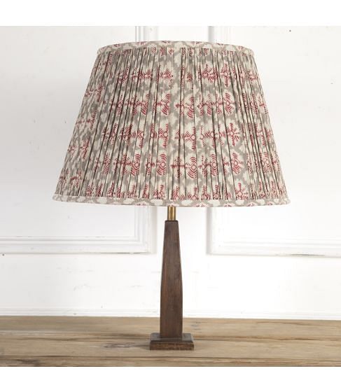 50cm Red Yoyo Cotton Lampshade