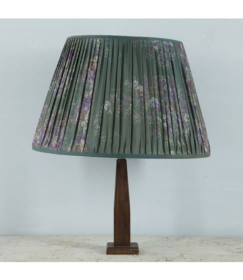 50cm Shot Peacock Floral Saree Silk Lampshade