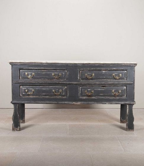18th Century English Painted Dresser Base