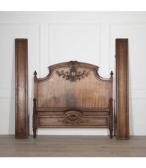 19th Century French Walnut Bed