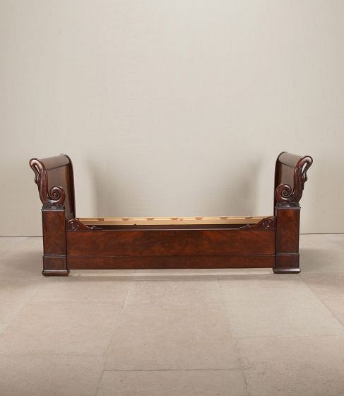 19th Century French Empire Style Swan Bed