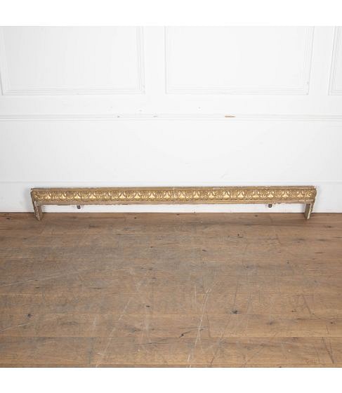 19th Century French Gilt Wood Curtain Pelmet