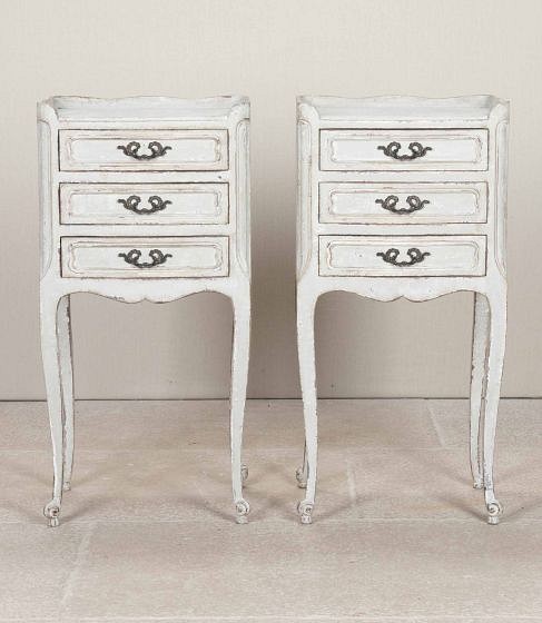 Pair of Early 20th Century French Louis XV Style Bedside Tables