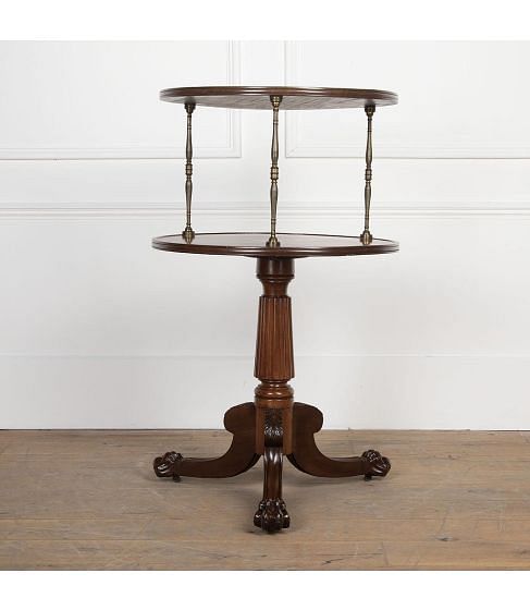 19th Century Irish Mahogany Dumbwaiter