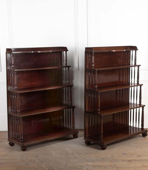 Pair of 19th Century Regency Mahogany Bookcases