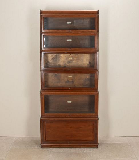 Early 20th Century Globe Wernike Walnut Bookcase